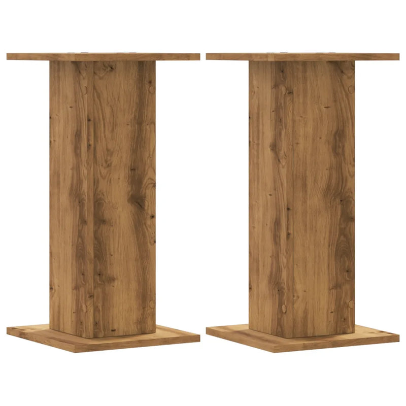 Plant Stands 2 pcs Artisian Oak 30x30x60 cm Engineered Wood