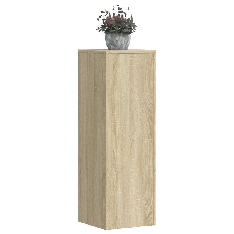 Plant Stands 2 pcs Sonoma Oak 33x33x100 cm Engineered Wood