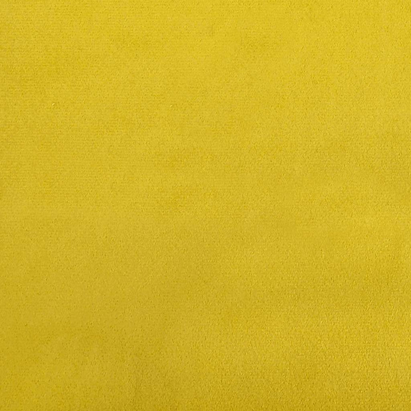 vidaXL Rocking Chair with Stool Yellow Velvet