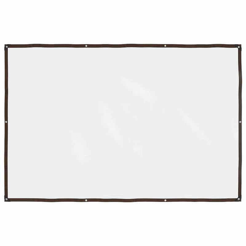 vidaXL Clear Tarpaulin with Eyelets 2x3 m Polyethylene