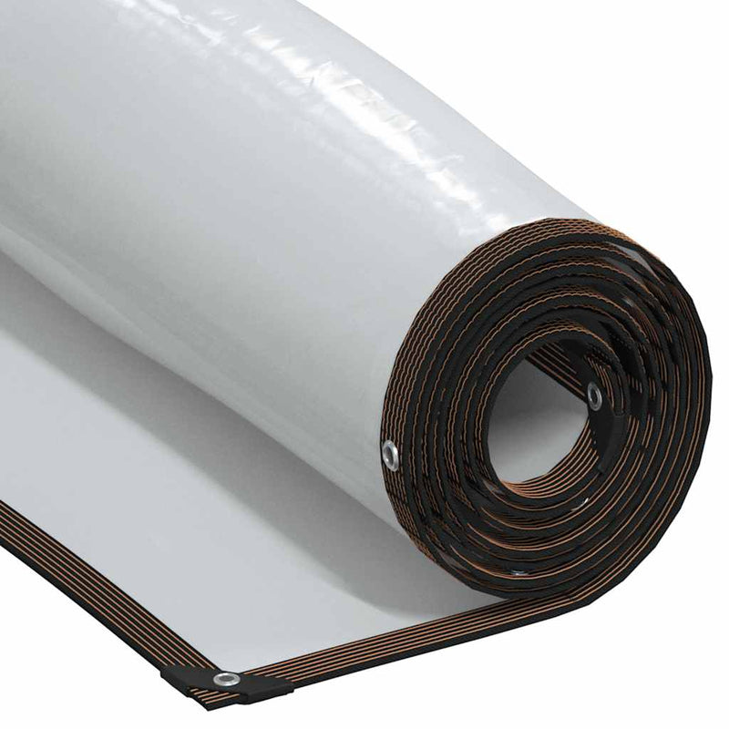vidaXL Clear Tarpaulin with Eyelets 3x5 m Polyethylene