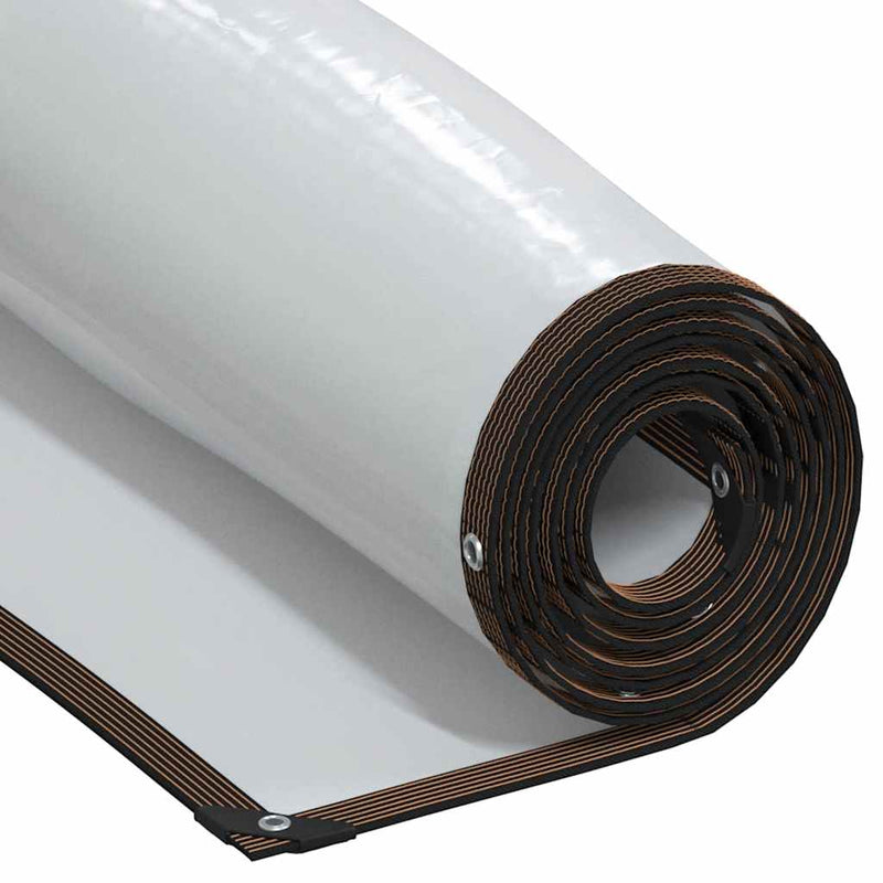 vidaXL Clear Tarpaulin with Eyelets 3x6 m Polyethylene