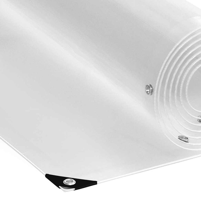 vidaXL Clear Tarpaulin with Eyelets 2x3 m PVC