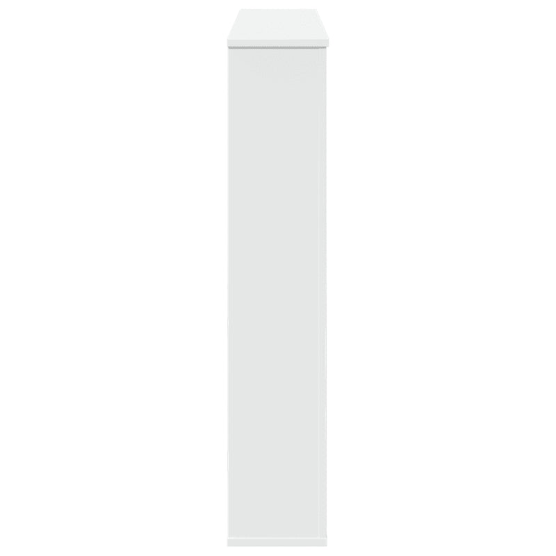Fireplace Surround White 100x20x100 cm Engineered Wood