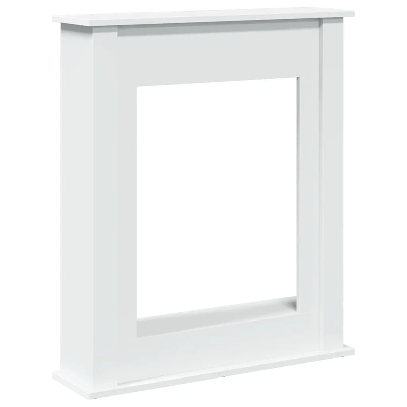 Fireplace Surround White 75x20x87,5 cm Engineered Wood