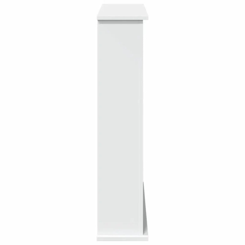 Fireplace Surround White 75x20x87,5 cm Engineered Wood