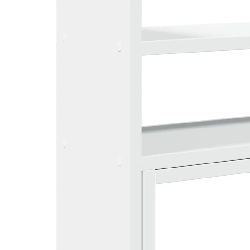 Desk Organiser Adjustable White 40x17x41 cm Engineered Wood