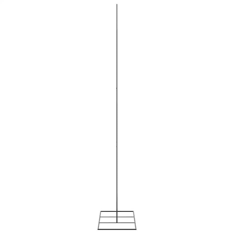 Metal Christmas Tree for Decoration Black 210 cm