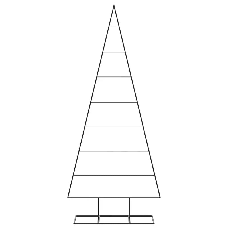 Metal Christmas Tree for Decoration Black 150 cm