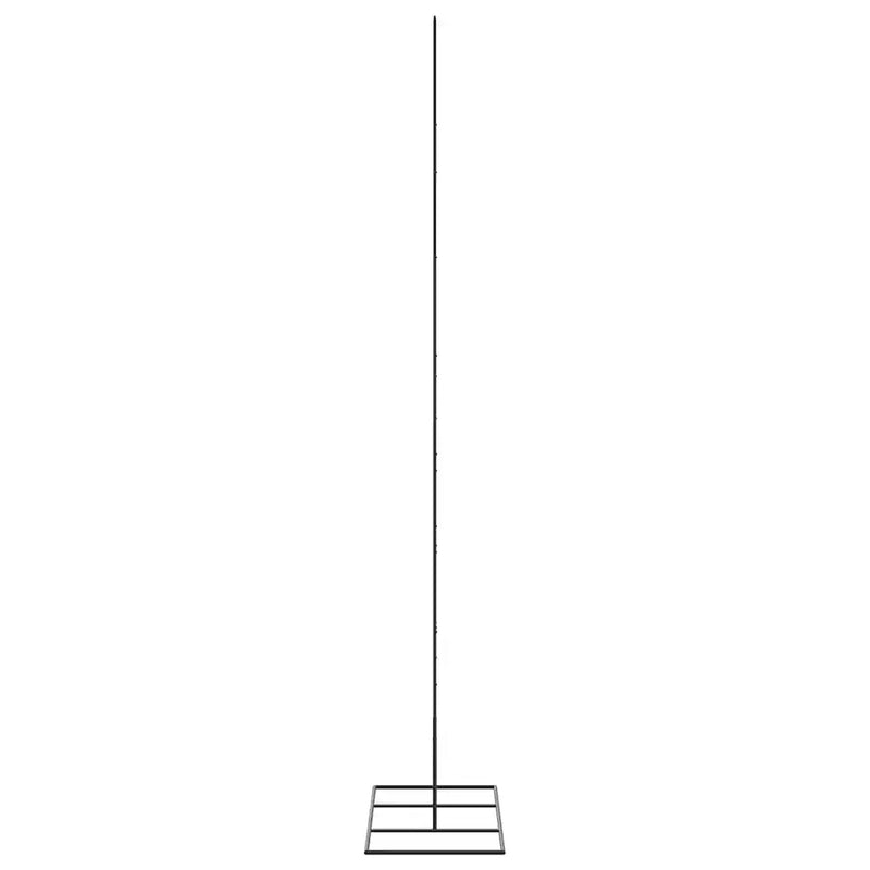 Metal Christmas Tree for Decoration Black 180 cm