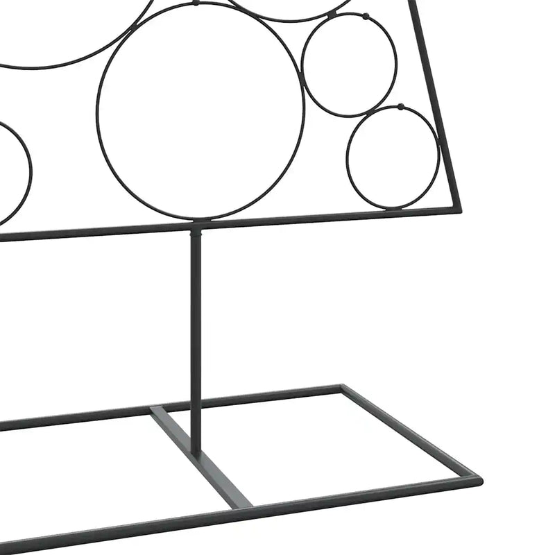 Metal Christmas Tree for Decoration Black 180 cm