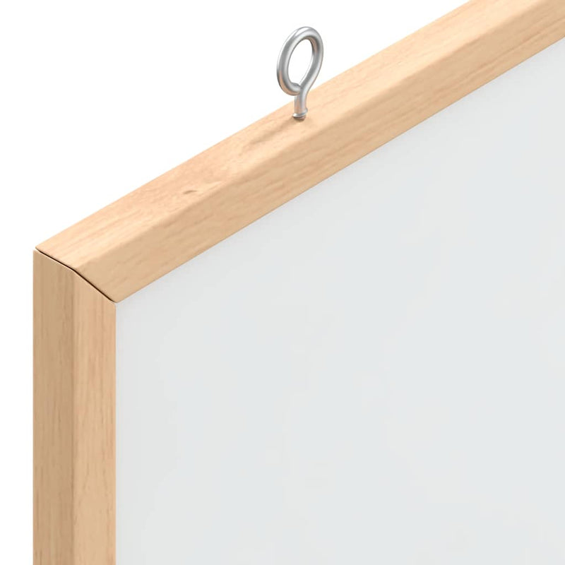 vidaXL Magnetic Whiteboard with Solid Pine Wood Frame 60x40 cm