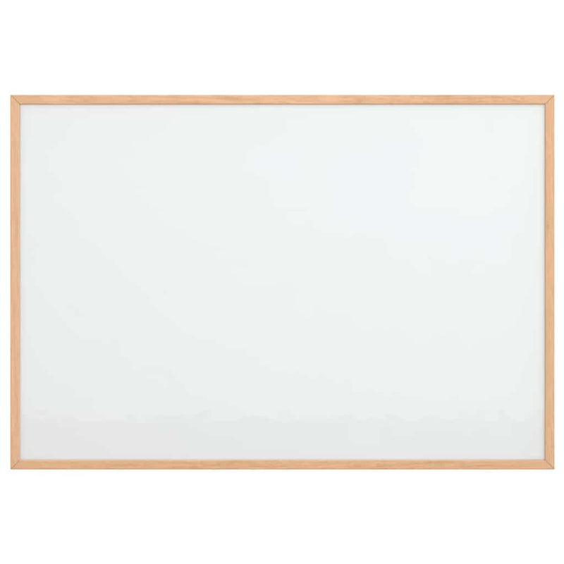 vidaXL Magnetic Whiteboard with Solid Pine Wood Frame 80x55 cm