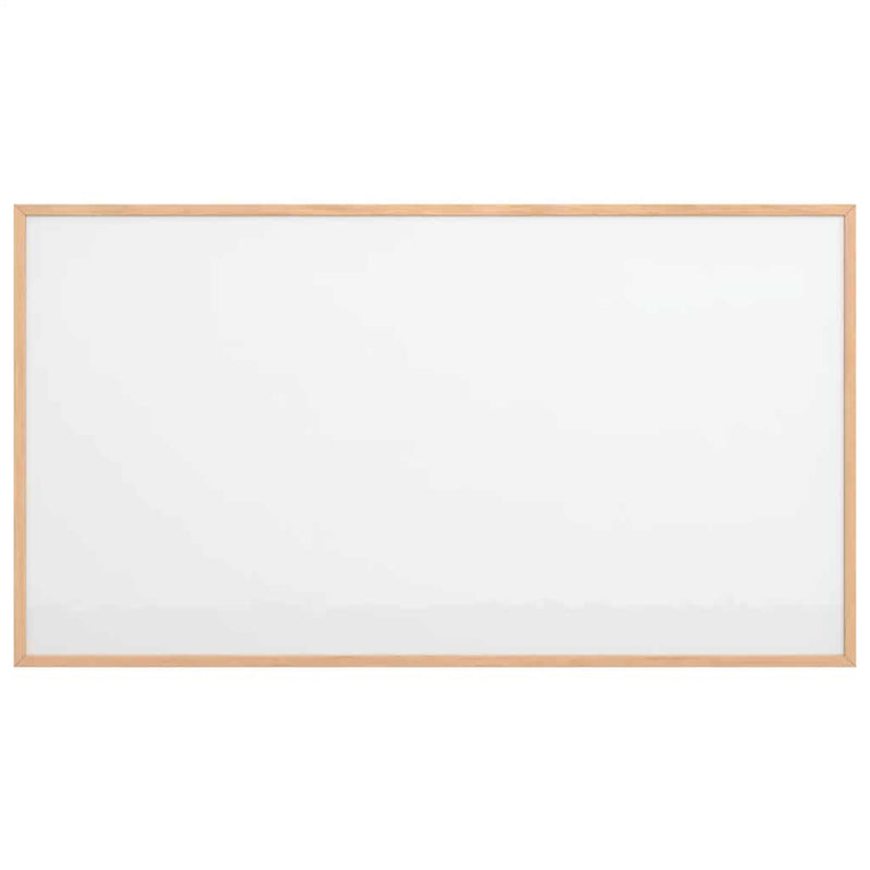 vidaXL Magnetic Whiteboard with Solid Pine Wood Frame 100x55 cm