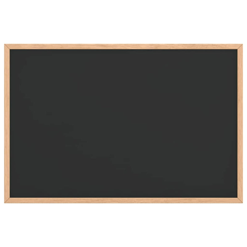 vidaXL Chalkboard with Solid Pine Wood Frame Black 60x40 cm