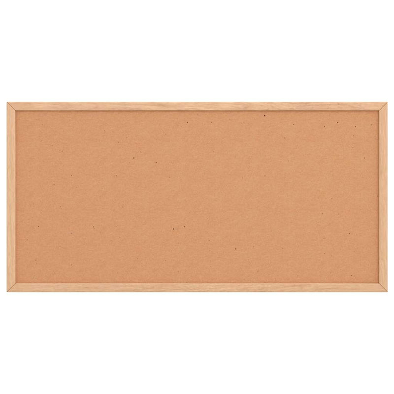 vidaXL Cork Board with Solid Pine Wood Frame 60x30 cm