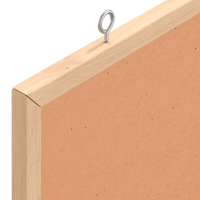 vidaXL Cork Board with Solid Pine Wood Frame 60x30 cm