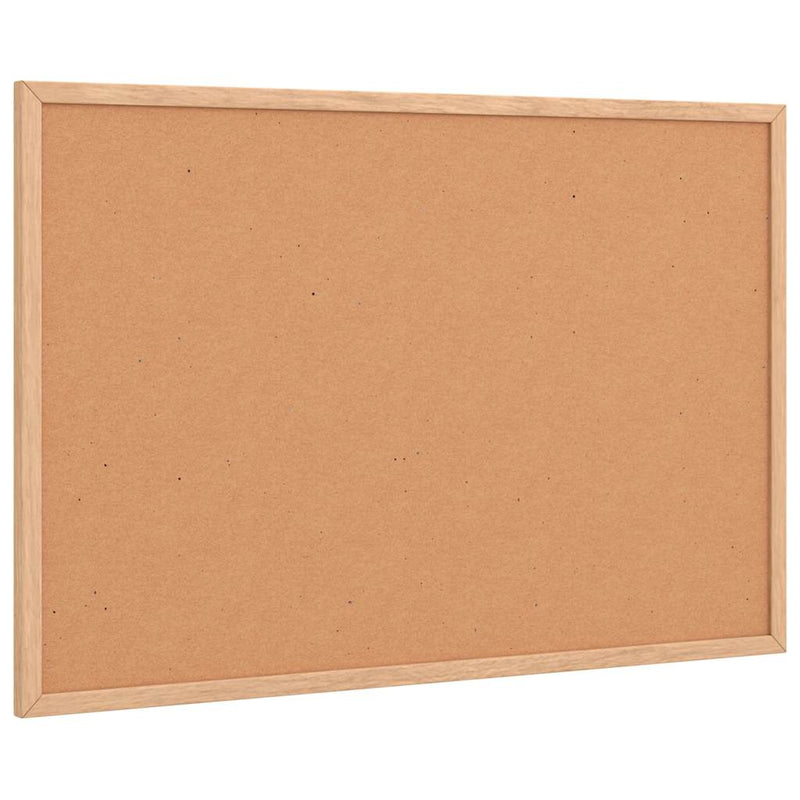 vidaXL Cork Board with Solid Pine Wood Frame 60x40 cm