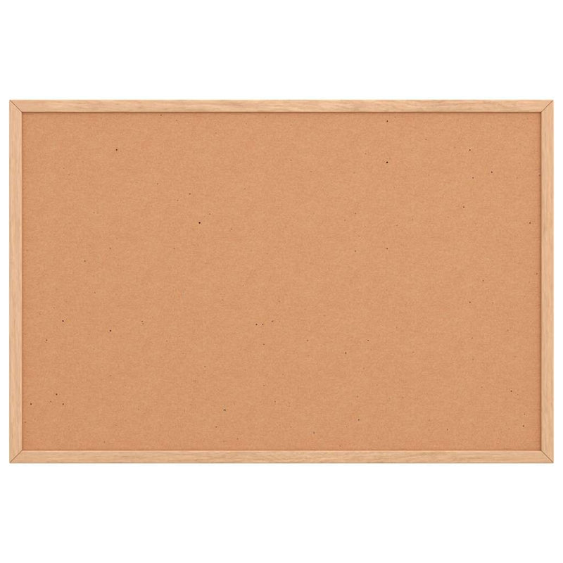 vidaXL Cork Board with Solid Pine Wood Frame 60x40 cm