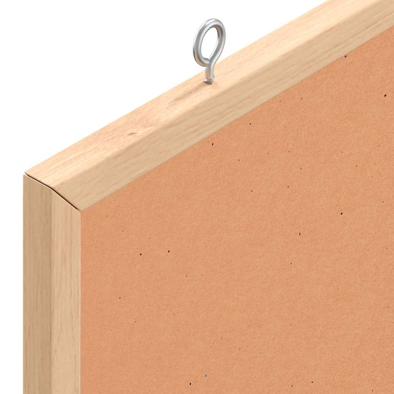 vidaXL Cork Board with Solid Pine Wood Frame 60x40 cm