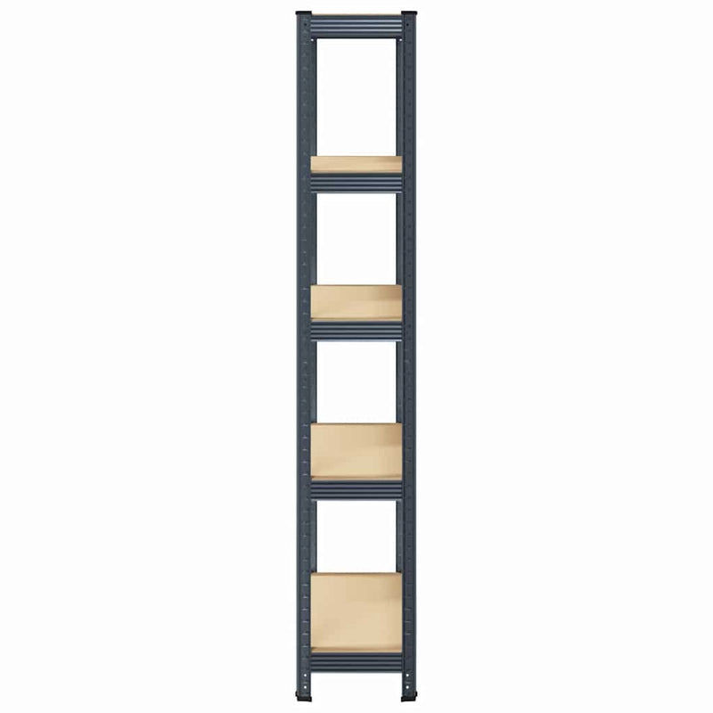 vidaXL 5-Layer Storage Shelf Anthracite Steel&Engineered Wood