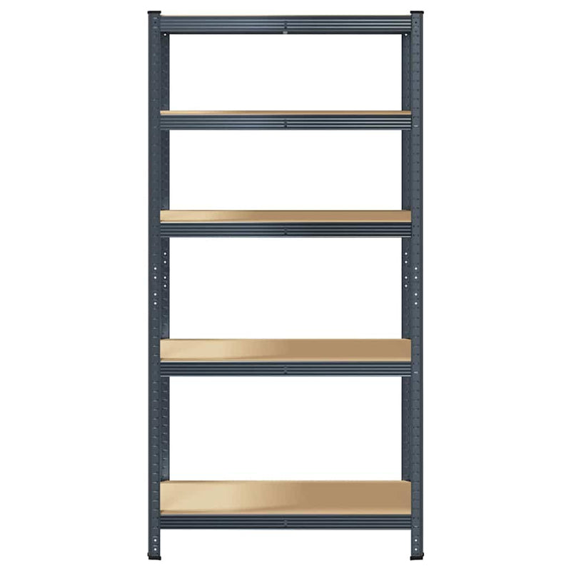 vidaXL 5-Layer Storage Shelf Anthracite Steel&Engineered Wood