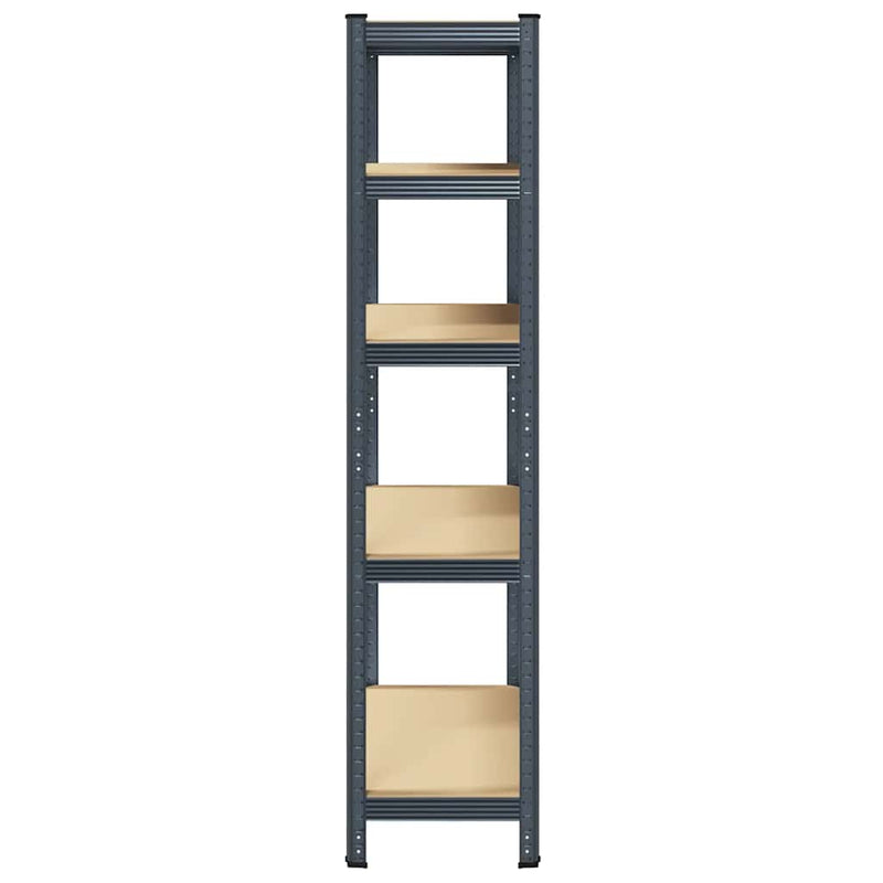 vidaXL 5-Layer Storage Shelf Anthracite Steel&Engineered Wood
