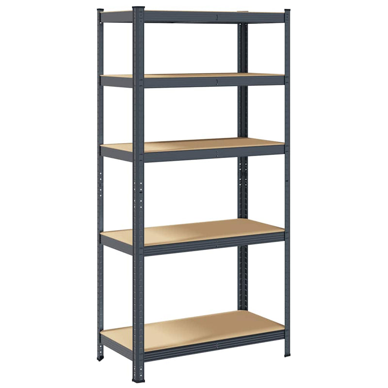 vidaXL 5-Layer Heavy-duty Shelf Anthracite Steel&Engineered Wood