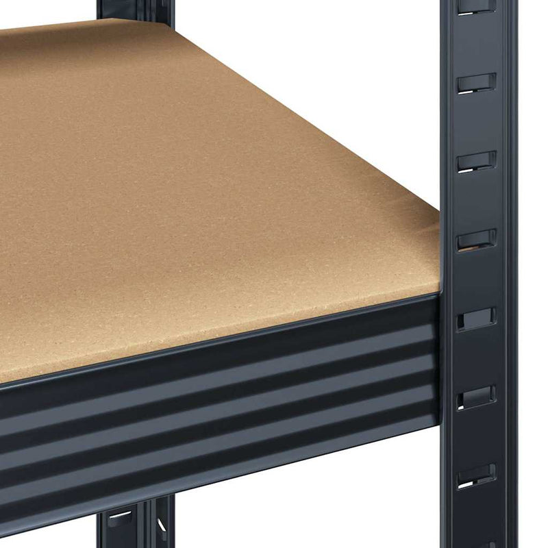 vidaXL 5-Layer Heavy-duty Shelf Anthracite Steel&Engineered Wood
