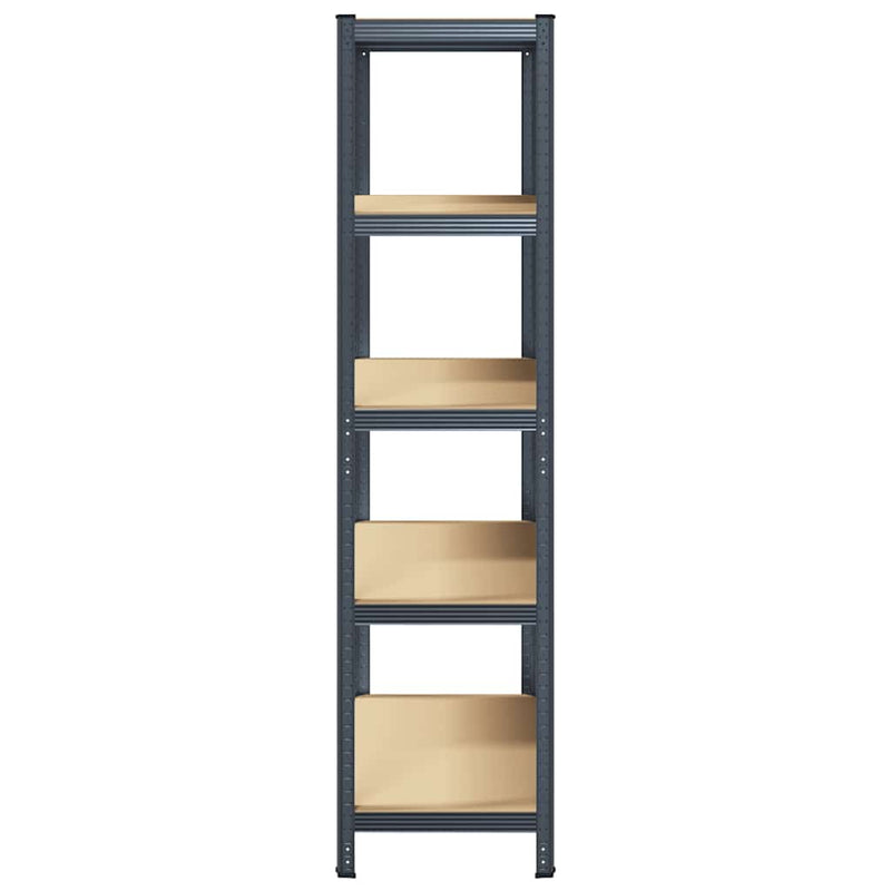 vidaXL 5-Layer Storage Shelf Anthracite Steel&Engineered Wood