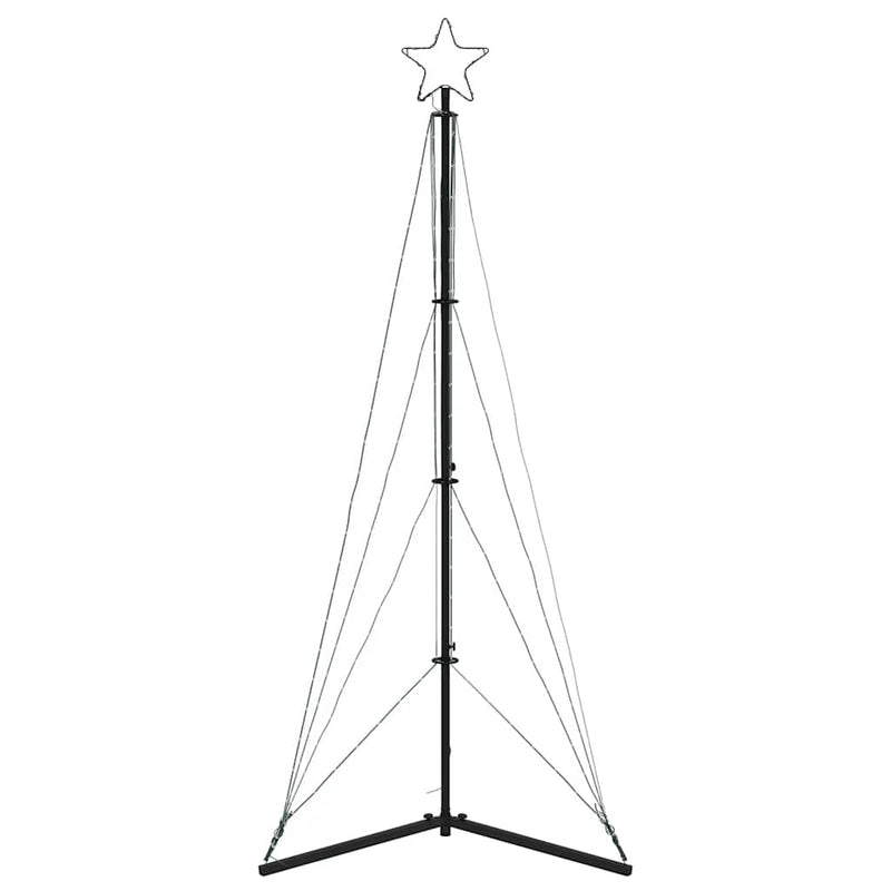 vidaXL LED Christmas Tree 363 LEDs Warm White 182 cm