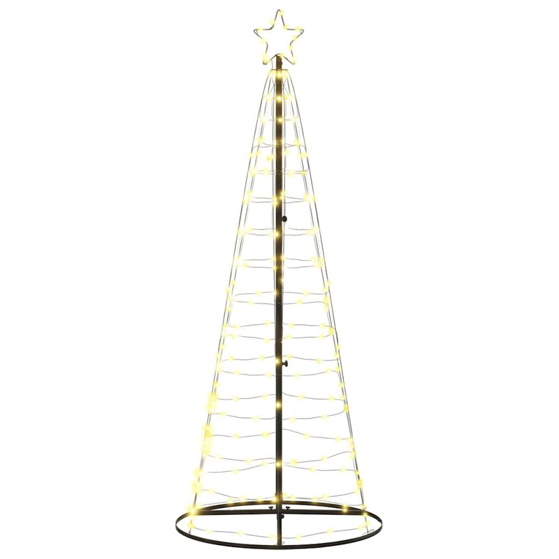 vidaXL LED Christmas Tree 200 LEDs Warm White 180 cm