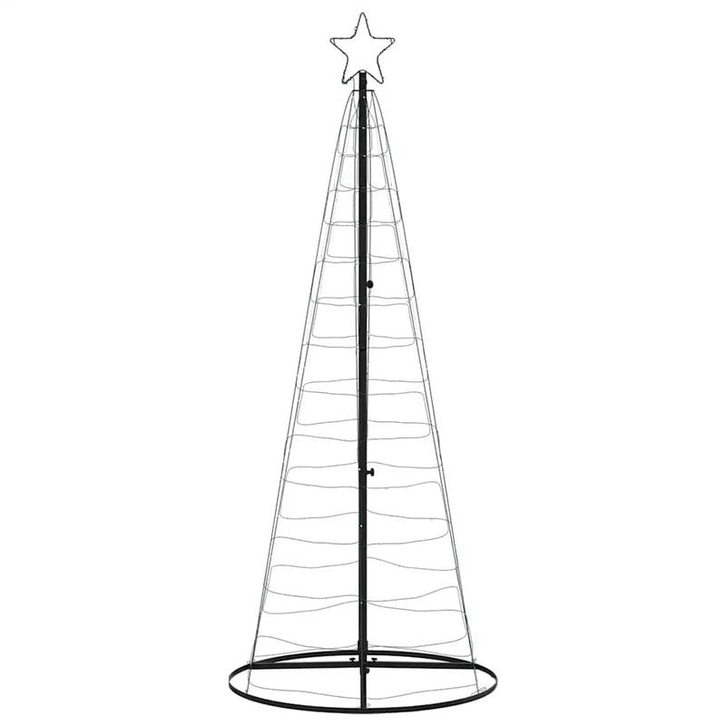 vidaXL LED Christmas Tree 200 LEDs Warm White 180 cm
