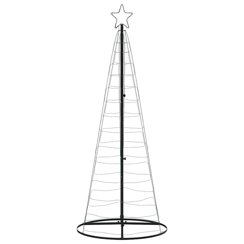 vidaXL LED Christmas Tree 200 LEDs Cold White 180 cm