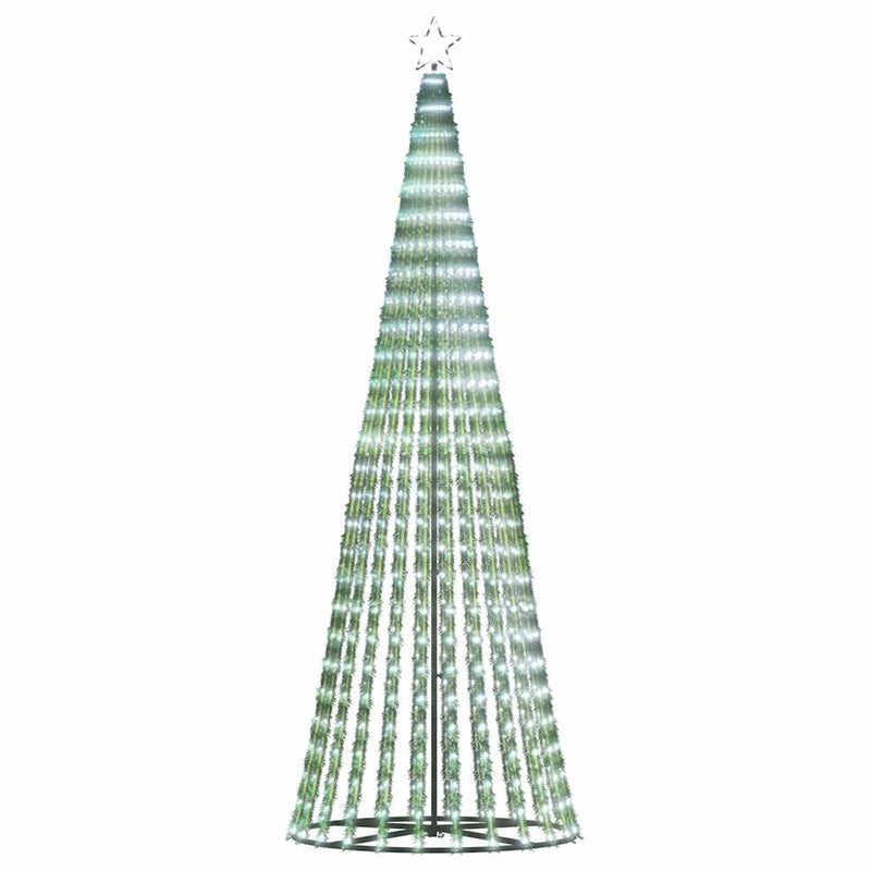 vidaXL LED Christmas Tree 475 LEDs Cold White 250 cm