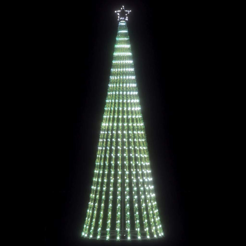 vidaXL LED Christmas Tree 475 LEDs Cold White 250 cm