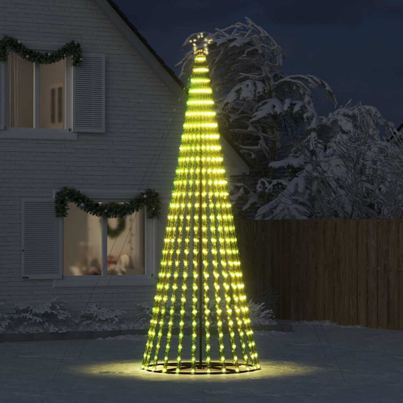 vidaXL LED Christmas Tree 1028 LEDs Warm White 400 cm