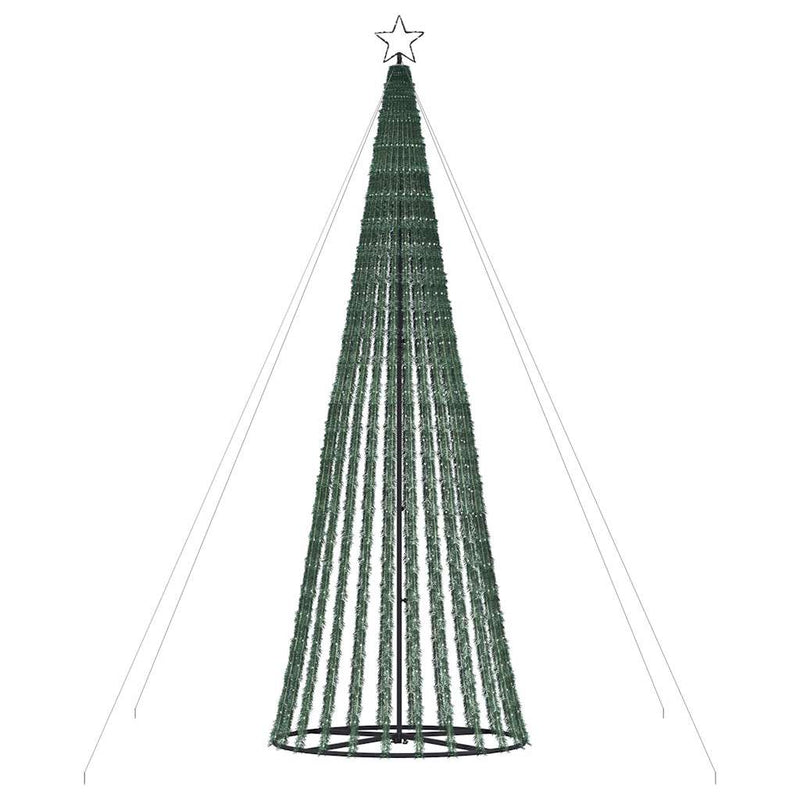 vidaXL LED Christmas Tree 1028 LEDs Warm White 400 cm