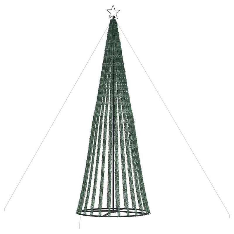 vidaXL LED Christmas Tree 1028 LEDs Warm White 400 cm