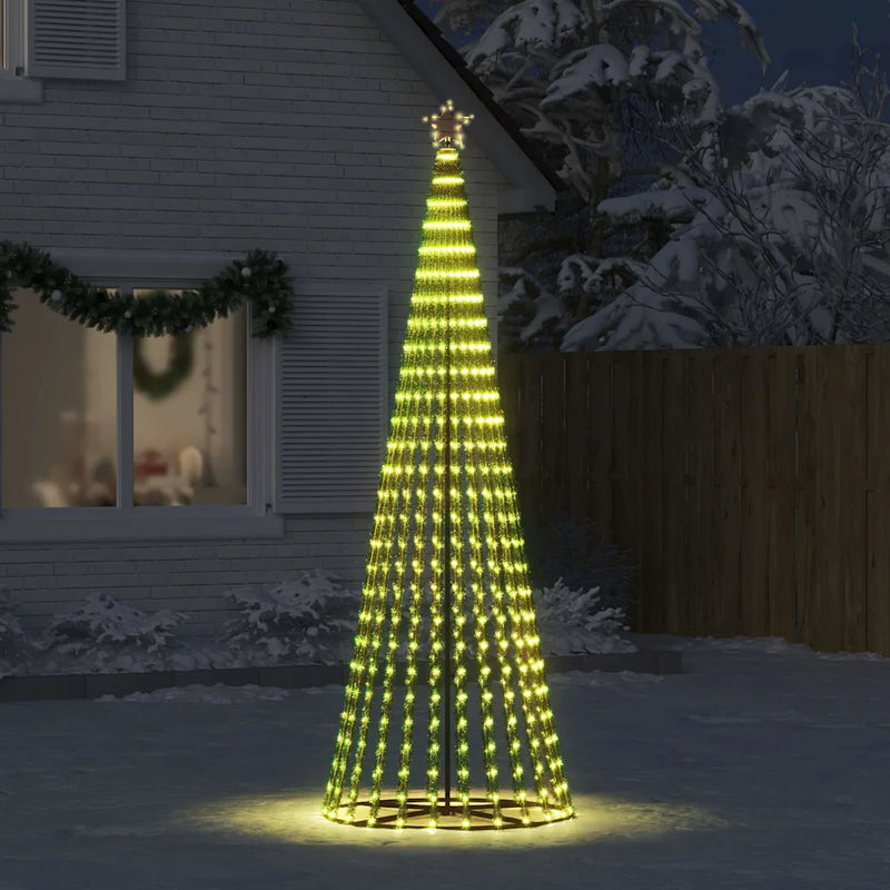 LED Christmas Tree with Spikes 570 LEDs Warm White 300 cm