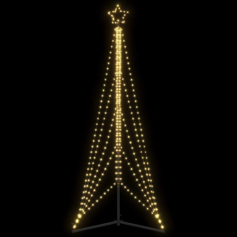 vidaXL LED Christmas Tree 525 LEDs Warm White 302 cm