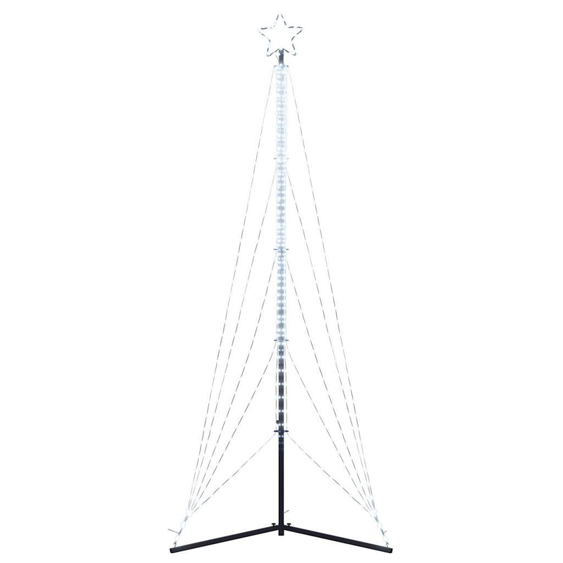 vidaXL LED Christmas Tree 525 LEDs Cold White 302 cm