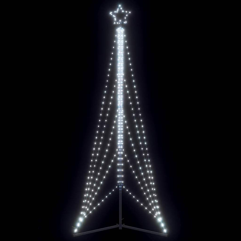vidaXL LED Christmas Tree 525 LEDs Cold White 302 cm