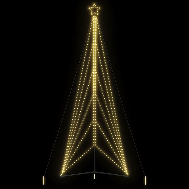 vidaXL LED Christmas Tree 861 LEDs Warm White 478 cm