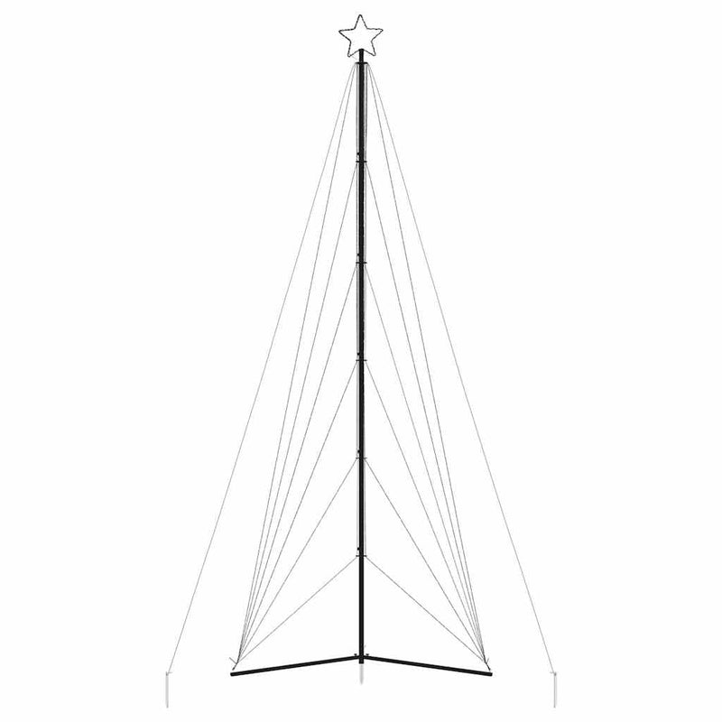 vidaXL LED Christmas Tree 861 LEDs Warm White 478 cm