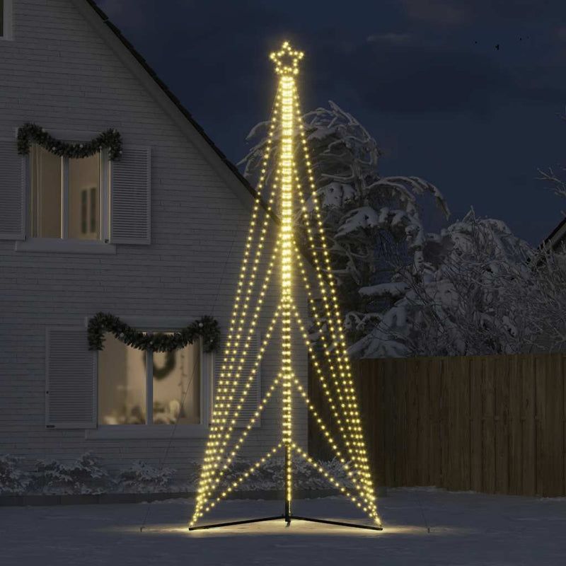 vidaXL LED Christmas Tree 861 LEDs Warm White 478 cm