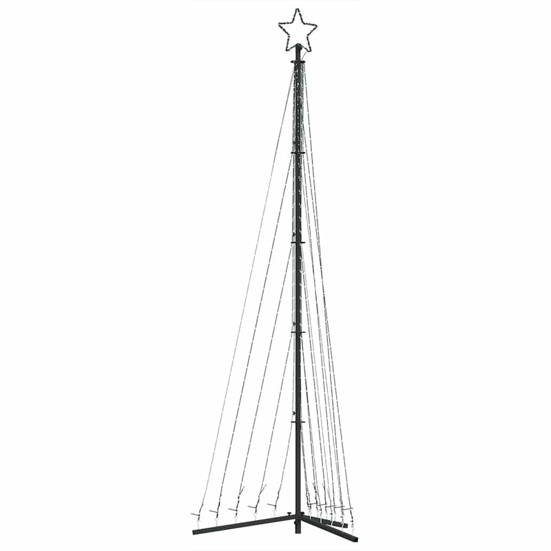 vidaXL LED Christmas Tree 495 LEDs Warm White 302 cm