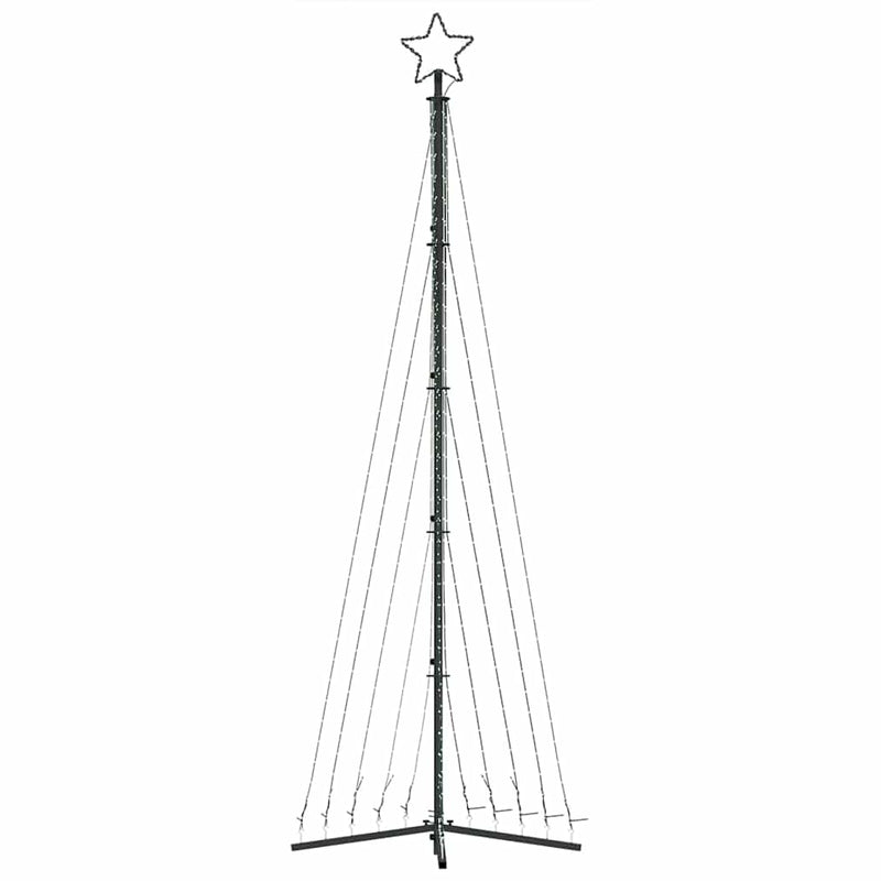 vidaXL LED Christmas Tree 495 LEDs Warm White 302 cm