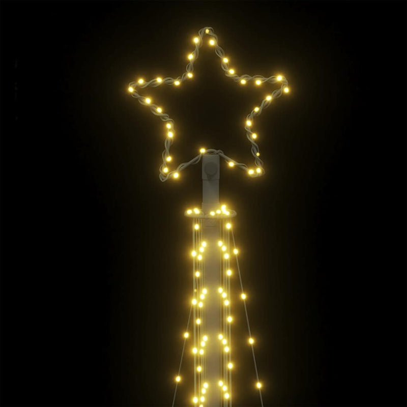 vidaXL LED Christmas Tree 495 LEDs Warm White 302 cm