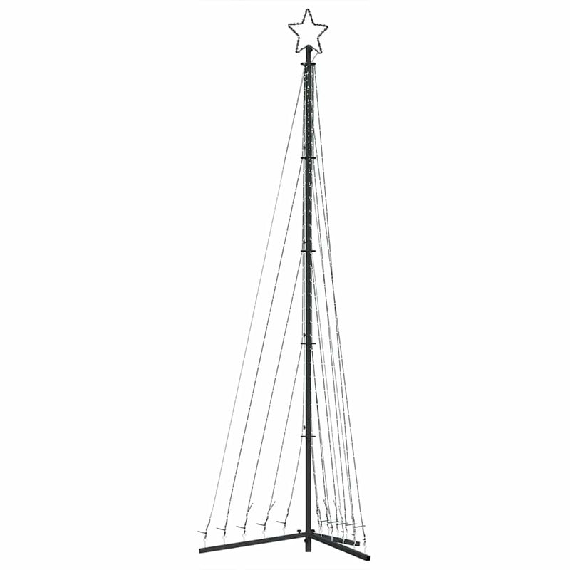 vidaXL LED Christmas Tree 495 LEDs Cold White 302 cm